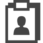 Clipboard User SVG Icon